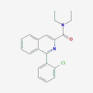 1-(2-Chlorophenyl)-N,N-diethylisoquinoline-3-carboxamide