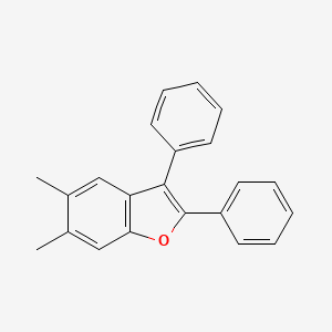 Benzofuran, 5,6-dimethyl-2,3-diphenyl-