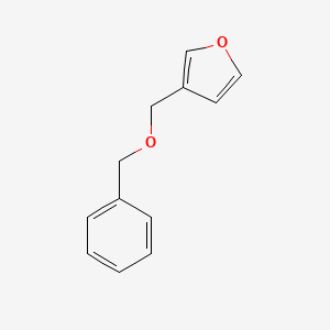 molecular formula C12H12O2 B12904401 3-((Benzyloxy)methyl)furan CAS No. 89858-76-4