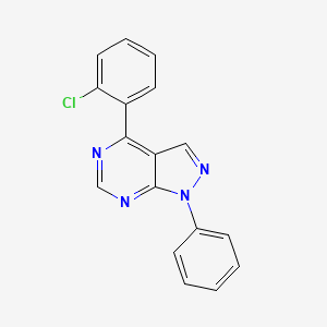 4-(2-Chlorophenyl)-1-phenyl-1H-pyrazolo[3,4-d]pyrimidine