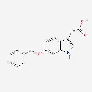 B1290452 2-(6-(Benzyloxy)-1H-indol-3-yl)acetic acid CAS No. 682802-82-0