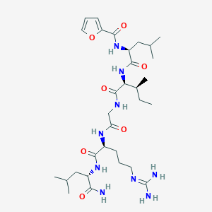 L-Leucinamide, N-(2-furanylcarbonyl)-L-leucyl-L-isoleucylglycyl-L-arginyl-