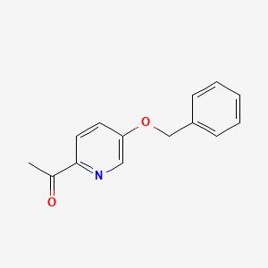 molecular formula C14H13NO2 B1290458 1-(5-(苄氧基)吡啶-2-基)乙酮 CAS No. 858597-92-9