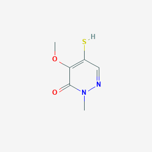 4-Methoxy-2-methyl-5-sulfanylpyridazin-3(2H)-one