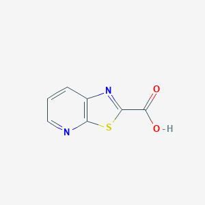 molecular formula C7H4N2O2S B1290462 [1,3]Thiazolo[5,4-b]pyridine-2-carboxylic acid CAS No. 857969-93-8