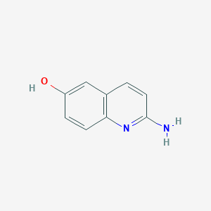 molecular formula C9H8N2O B1290474 2-氨基喹啉-6-醇 CAS No. 90417-15-5