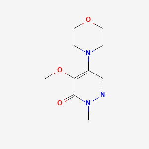 3(2H)-Pyridazinone, 4-methoxy-2-methyl-5-morpholino-