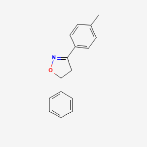 3,5-Bis(4-methylphenyl)-4,5-dihydro-1,2-oxazole