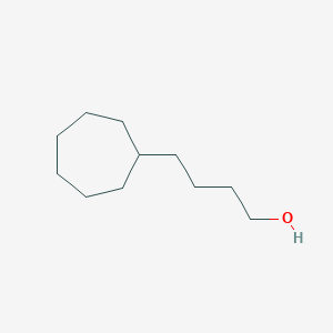 4-Cycloheptylbutan-1-OL