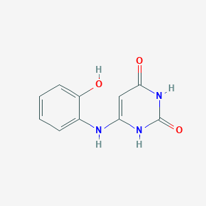 6-(2-Hydroxyanilino)pyrimidine-2,4(1H,3H)-dione