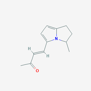 4-(3-Methyl-2,3-dihydro-1H-pyrrolizin-5-yl)but-3-en-2-one