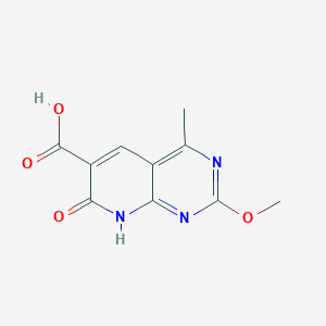 2-Methoxy-4-methyl-7-oxo-7,8-dihydropyrido[2,3-d]pyrimidine-6-carboxylic acid