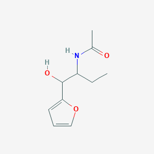 N-(1-(Furan-2-yl)-1-hydroxybutan-2-yl)acetamide