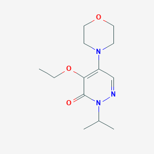 4-Ethoxy-5-(morpholin-4-yl)-2-(propan-2-yl)pyridazin-3(2H)-one