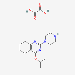 4-Isopropoxy-2-(piperazin-1-yl)-5,6,7,8-tetrahydroquinazoline oxalate