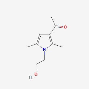 1-(1-(2-Hydroxyethyl)-2,5-dimethylpyrrol-3-yl)ethanone