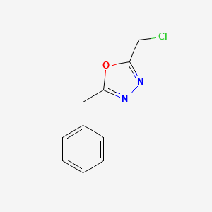 molecular formula C10H9ClN2O B1290515 2-Benzyl-5-(chloromethyl)-1,3,4-oxadiazole CAS No. 36646-13-6
