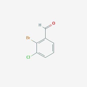 molecular formula C7H4BrClO B1290519 2-Bromo-3-chlorobenzaldehyde CAS No. 74073-40-8