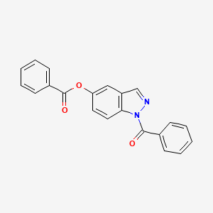 1-Benzoyl-1h-indazol-5-yl benzoate