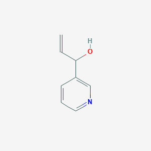 molecular formula C8H9NO B129053 1-Pyridin-3-ylprop-2-en-1-ol CAS No. 144825-44-5