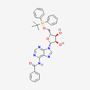 Adenosine, N-benzoyl-5'-O-[(1,1-dimethylethyl)diphenylsilyl]-