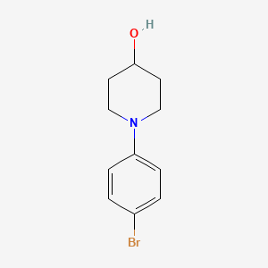 molecular formula C11H14BrNO B1290532 1-(4-Bromophenyl)piperidin-4-ol CAS No. 1226154-84-2