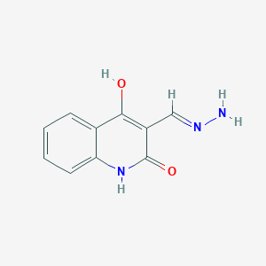 3-(Hydrazonomethyl)-4-hydroxyquinolin-2(1H)-one