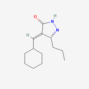 4-(Cyclohexylmethylene)-3-propyl-1H-pyrazol-5(4H)-one