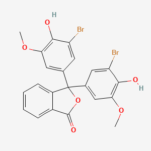 3,3-Bis(3-bromo-4-hydroxy-5-methoxyphenyl)-2-benzofuran-1(3h)-one