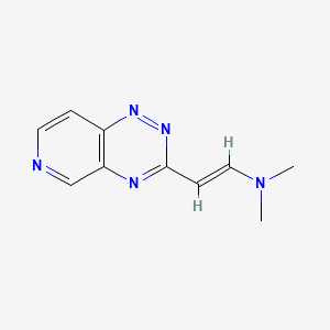 Dimethyl-(2-pyrido(3,4-e)(1,2,4)triazin-3-yl-vinyl)-amine