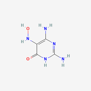 2,6-Diamino-5-(hydroxyamino)pyrimidin-4(1H)-one