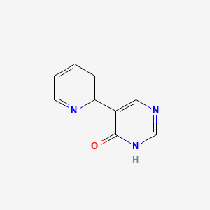 4(1H)-Pyrimidinone, 5-(2-pyridinyl)-