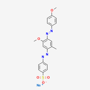 molecular formula C21H19N4NaO5S B1290566 Acid orange 156 CAS No. 68555-86-2