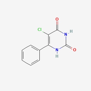 molecular formula C10H7ClN2O2 B12905710 5-Chloro-6-phenylpyrimidine-2,4(1h,3h)-dione CAS No. 90767-48-9