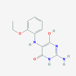 2-amino-5-(2-ethoxyanilino)-4-hydroxy-1H-pyrimidin-6-one