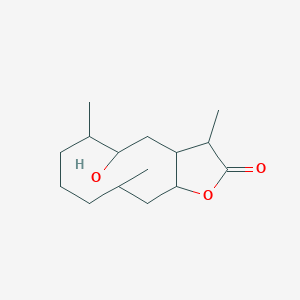 5-Hydroxy-3,6,10-trimethyldecahydrocyclodeca[b]furan-2(3H)-one