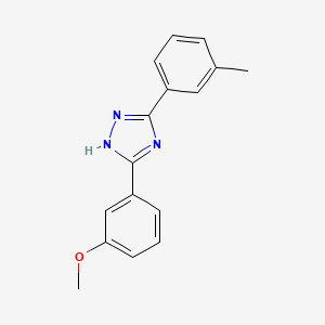 5-(m-Methoxyphenyl)-3-(m-tolyl)-s-triazole