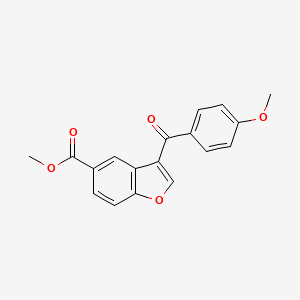 Methyl 3-(4-methoxybenzoyl)-1-benzofuran-5-carboxylate