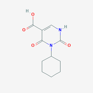 3-Cyclohexyl-2,4-dioxo-1,2,3,4-tetrahydropyrimidine-5-carboxylic acid