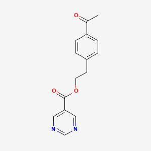 4-Acetylphenethyl pyrimidine-5-carboxylate