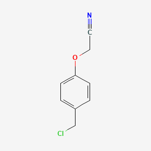 2-[4-(Chloromethyl)phenoxy]acetonitrile