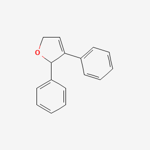 molecular formula C16H14O B12905847 2,3-Diphenyl-2,5-dihydrofuran CAS No. 15377-94-3