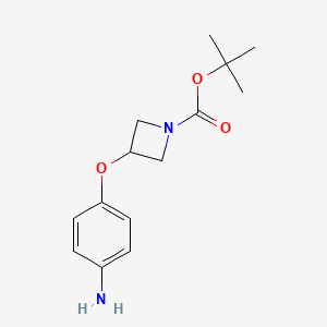 Tert-butyl 3-(4-aminophenoxy)azetidine-1-carboxylate