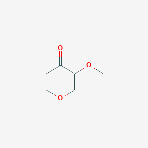 molecular formula C6H10O3 B1290594 3-Methoxyoxan-4-one CAS No. 624734-17-4