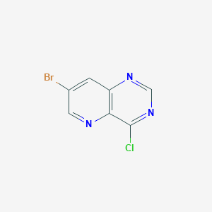 molecular formula C7H3BrClN3 B1290596 7-Bromo-4-chloropyrido[3,2-d]pyrimidine CAS No. 573675-31-7