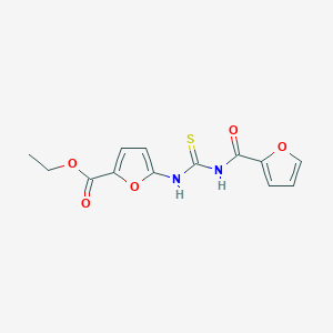 Ethyl 5-(furan-2-carbonylthiocarbamoylamino)furan-2-carboxylate