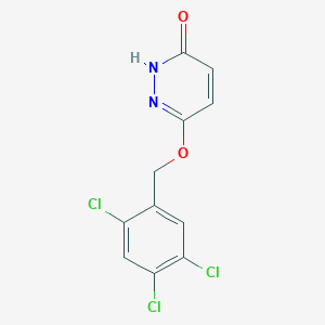 6-[(2,4,5-Trichlorophenyl)methoxy]pyridazin-3(2H)-one