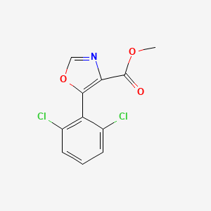 Methyl 5-(2,6-dichlorophenyl)-1,3-oxazole-4-carboxylate