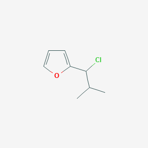 Furan, 2-(1-chloro-2-methylpropyl)-