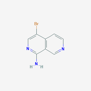 4-Bromo-2,7-naphthyridin-1-amine